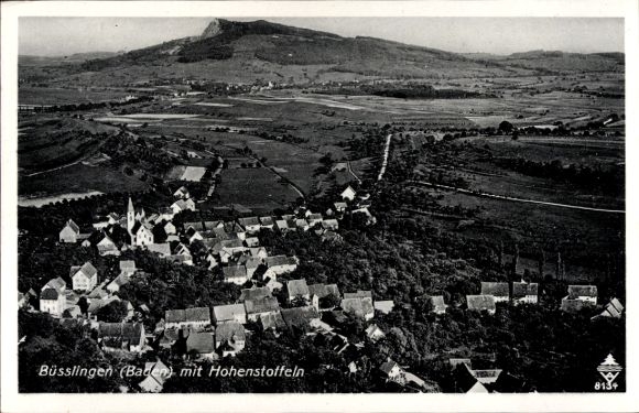 Ak Büßlingen Tengen in Baden, Fliegeraufnahme