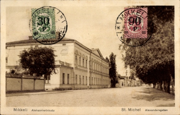 KP Mikkeli St. Michel Finlandia Wschodnia, Aleksanterinkatu, Alexandersgatan