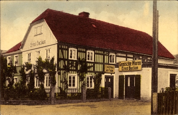 Ak Spreewiese Klix Großdubrau im Kreis Bautzen, Geschäftshaus