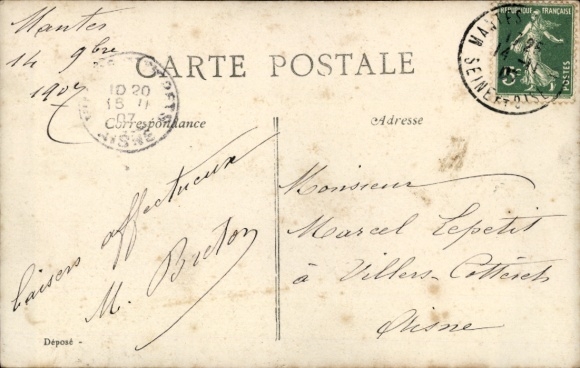Postcard Young Juggler, Artist