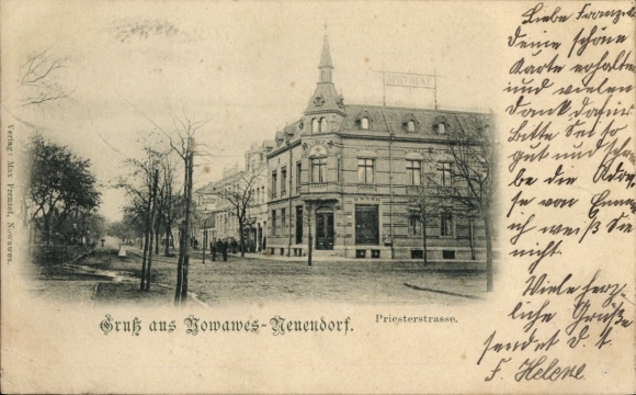 Ak Neuendorf Nowawes Babelsberg Potsdam, Priesterstraße