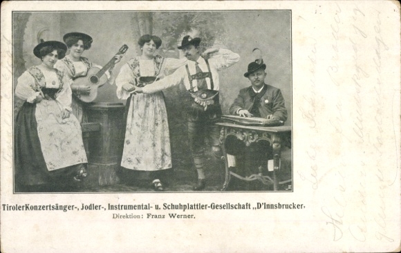 Association of Tyrolean Concert Singers, Yodelers, Instrumental and Schuhplattler Society D'Innsbrucker