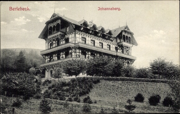 Postcard Berlebeck Detmold in North Rhine Westphalia, Johannaberg