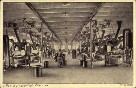 PC Hamburg Wandsbek, Reichardt cocoa factory, roasters