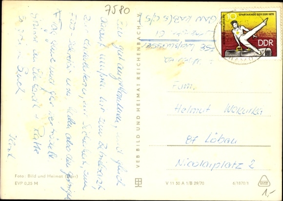 Postcard Weißwasser in Oberlausitz, Muskauer Strasse, Humboldtstrasse, Gutenbergstrasse, playground
