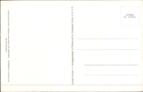 Postcard Wimsheim in the Enzkreis, aerial photograph