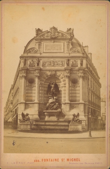 Kastfoto Parijs VI, Fontaine Saint-Michel