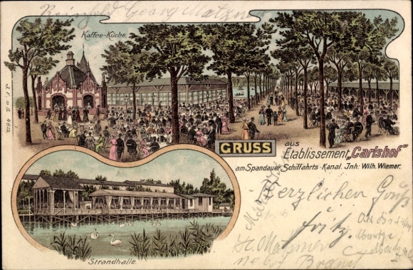 Litho Berlin Spandau, Etablissement Carlshof