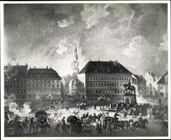 Collective picture robber state England, the bombardment of Copenhagen
