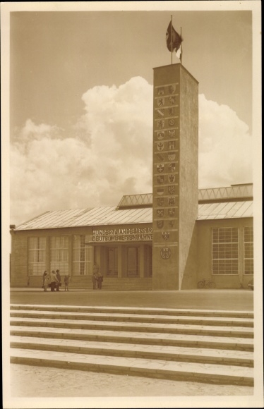 Foto Ak Nürnberg in Mittelfranken, Bahnhof, Reichsparteitagsgelände
