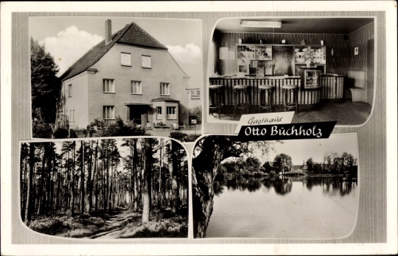 Postcard Arpke Lehrte in Lower Saxony, inn Otto Buchholz, interior view