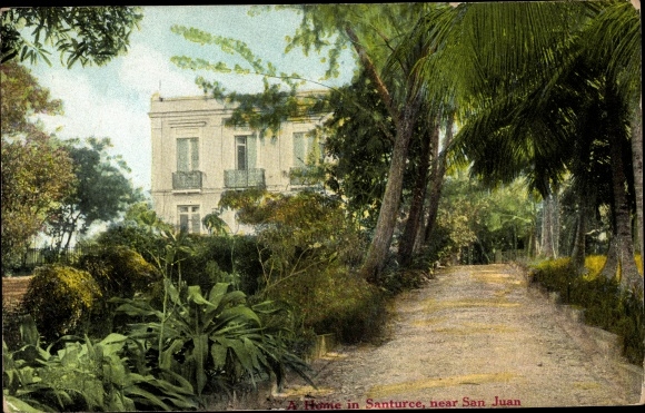 Postcard Santurce Puerto Rico, Home