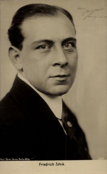 Postcard actor Friedrich Zelnik, portrait