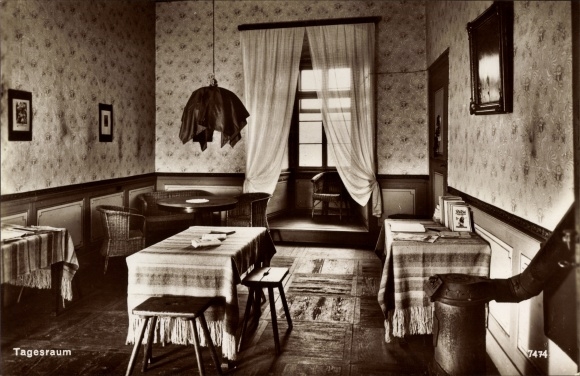 Postcard Westerburg in the Westerwald district, youth hostel, day room