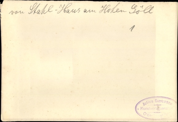 Photo Golling an der Salzach in Salzburg, Carl von Stahl House, Berchtesgaden Alps, around 1920