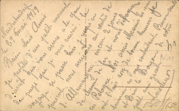 Postcard Neudietendorf in Thuringia, Brothers' House, Girls' Institution, Church, Sisters' House, Neue Straße