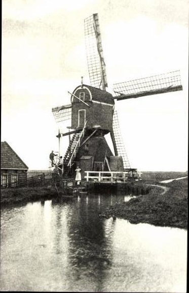 Set von 90 Ansichtskarten Windmühlen Niederlande