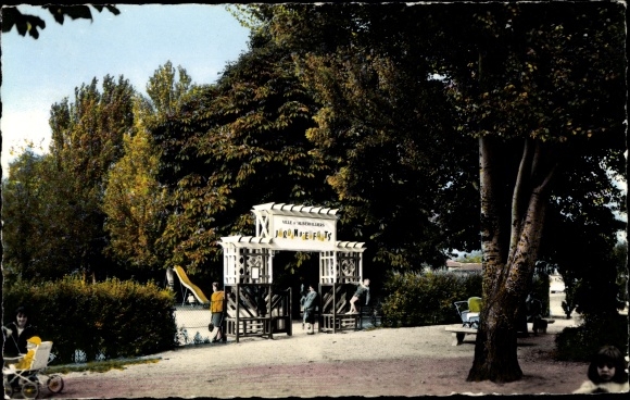 Ak Aubervilliers Seine Saint Denis, Le jardin d´Enfants