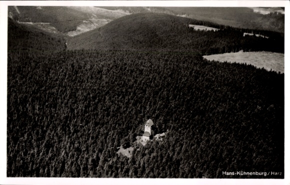 Ak Sieber Herzberg am Harz, Hans Kühnenburg, luchtfoto