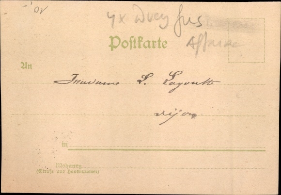 Artysta KP Dreyfus Affair, Zola Esterhazy, The Veiled Lady No. 4, The Riddle's Solution