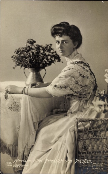 Postcard Sophie Charlotte of Oldenburg, Princess Eitel Friedrich of Prussia