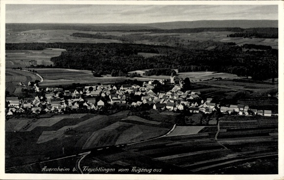 Ak Auernheim Treuchtlingen im Altmühltal Mittelfranken, Luftaufnahme