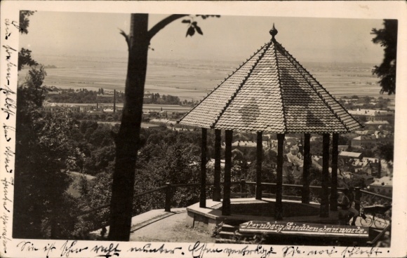 KP Sternberg w Meklemburgii, widok na krajobraz, pawilon, nostalgiczny urok