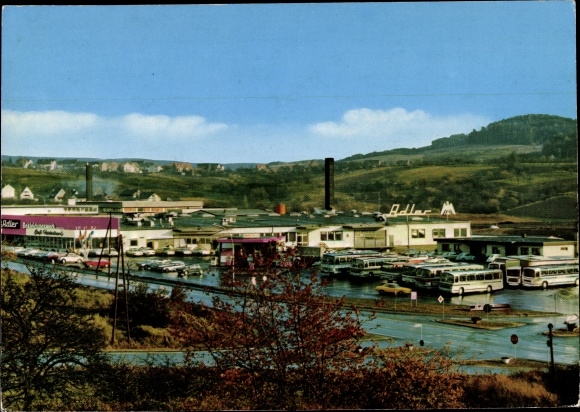 Postcard Haibach in Lower Franconia, Adler clothing factory