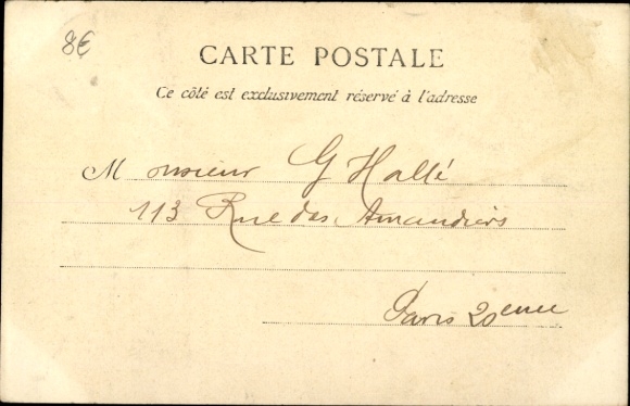 Postcard Choisy le Roi Val de Marne, Chemin du Halage