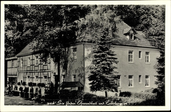 Postcard Marsberg in Hochsauerland, Waldhaus Kemmerling, restaurant