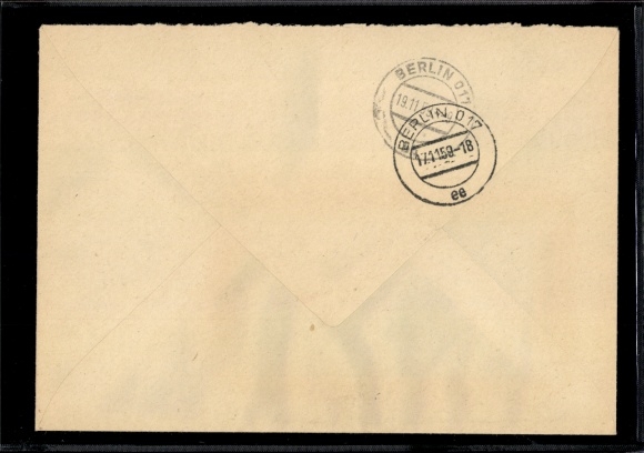 DDR ZKD Michel No. 26 HP on cover