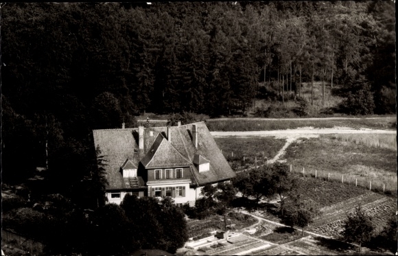 PC Albshausen Solms, children&#39;s and convalescent home, aerial photograph