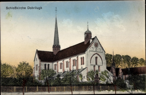PC Doberlug Kirchhain in Brandenburg, castle church, exterior view