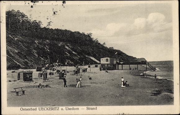 KP Ostseebad Ückeritz na Uznamie, plaża