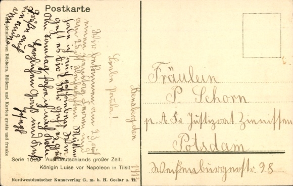 Artist PC Queen Luise of Mecklenburg Strelitz, Luise of Prussia, Napoleon, from great times