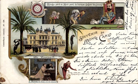 lito Monte Carlo Monako, Kasyno, Ruiny, Nic nie idzie dobrze, do cholery, bank zawsze wygrywa