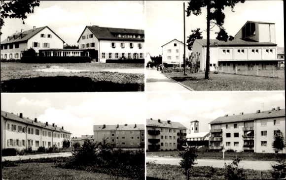 Ak Traunreut Oberbayern, Teilansichten