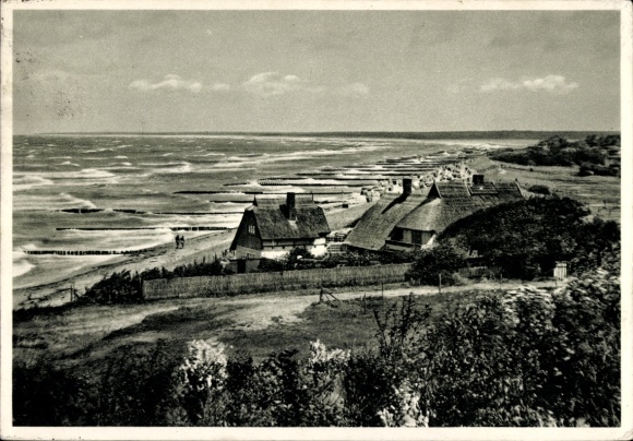 Postcard Ahrenshagen in Western Pomerania, general view