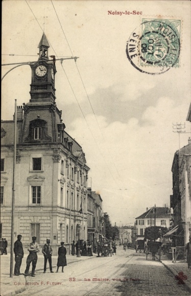 Ak Noisy le Sec Seine Saint Denis, La Mairie