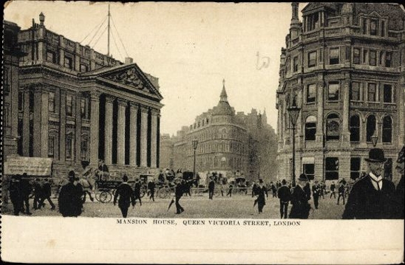 10 alte AK London City, verschiedene Ansichten