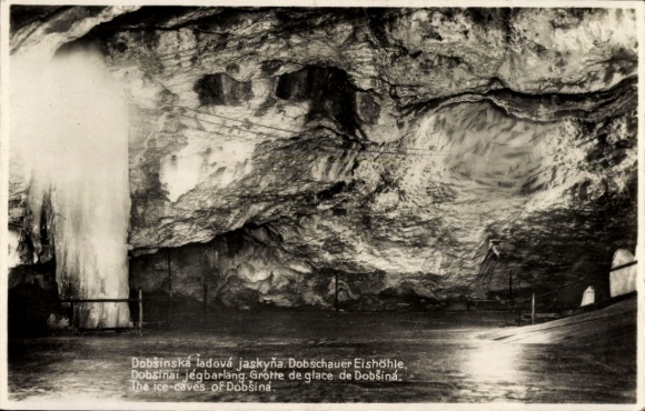 KP Dobšiná Dobschau Słowacja, Dobšinská ladová jaskyňa, Dobšiná Jaskinia Lodowa, Grotte de glace, lód