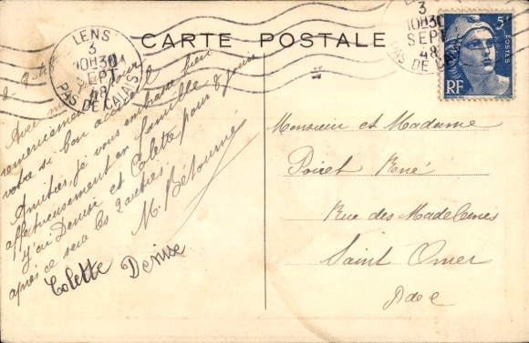 Artist Postcard Our Lady of Loreto, Guardian of One Hundred Thousand French Graves