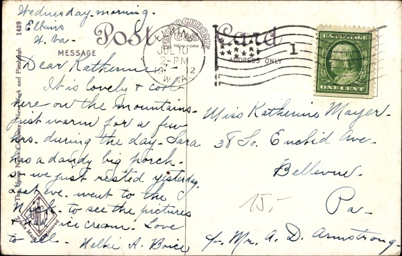 Postcard Pennsylvania USA, A Gusher in the Oil Region, Picturesque Baltimore & Ohio Railroad
