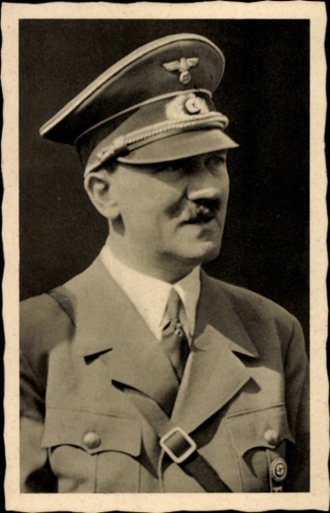 KP Führer i kanclerz Rzeszy Adolf Hitler, portret w mundurze partyjnym