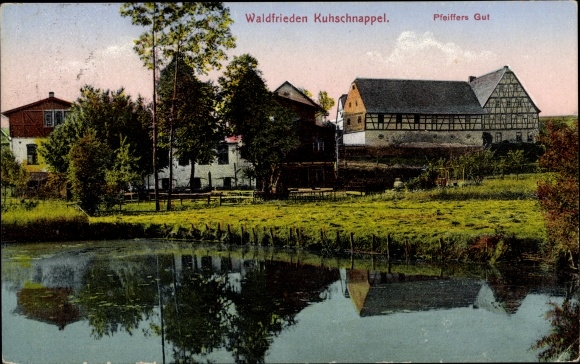 Ansichtkaart Kuhschnappel Sankt Egidien in Saksen, Gasthof Waldfrieden