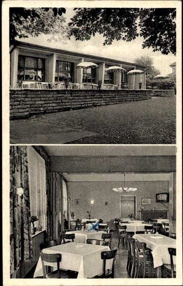 Ak Salzkotten in Noordrijn-Westfalen, restaurant, interieur, Geseker Straße 26