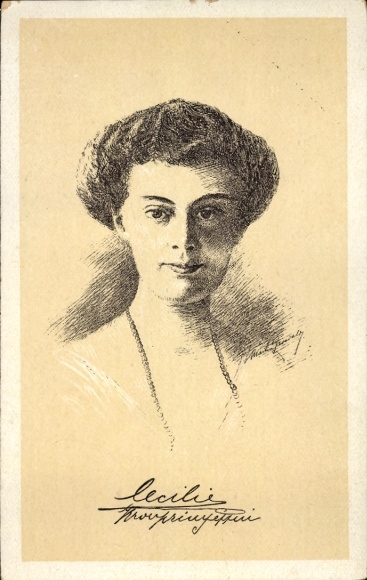 Artysta KP Księżniczka Cecilia Pruska, Portret, Ochrona Niemowląt i Małych Dzieci