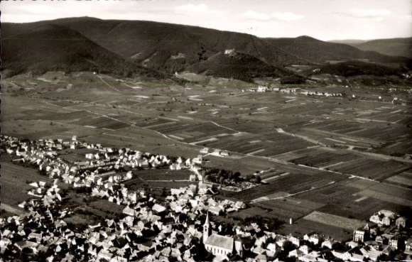 Ak Maikammer an der Weinstraße Pfalz, Fliegeraufnahme