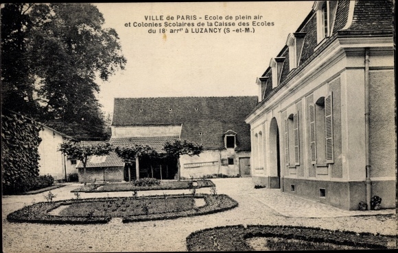 KP Luzancy Seine et Marne, Ville de Paris, Ecole de plein air et Colonies Scolaire, 18e Arr.