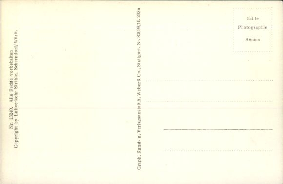 Postcard Tailfingen Albstadt in the Zollernalbkreis, aerial photograph